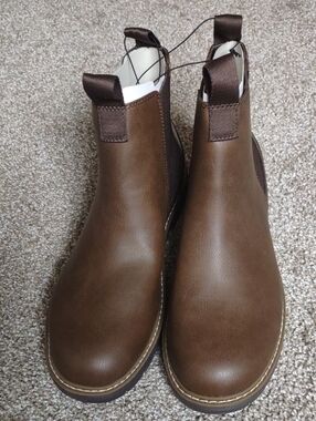 Portland By Portland Boot Company Men's Slip-On Brown Ankle Boots Size 10W